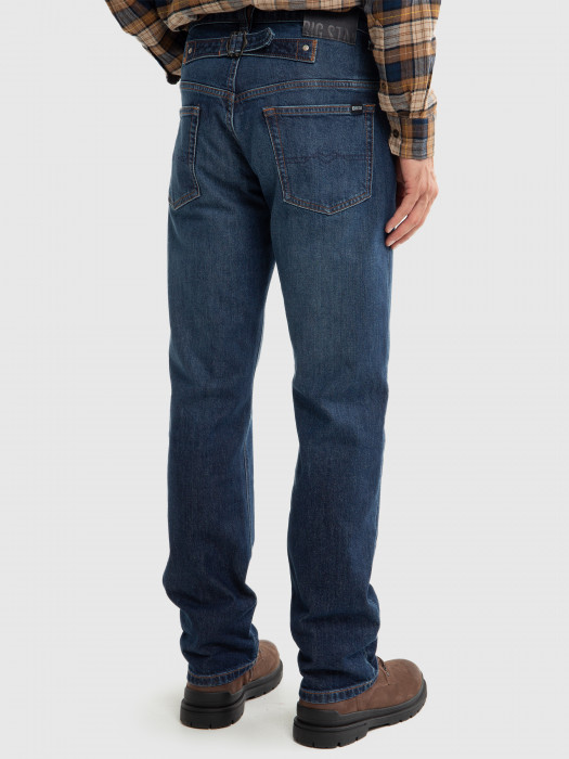 Pánske straight regular jeans KANTER 525